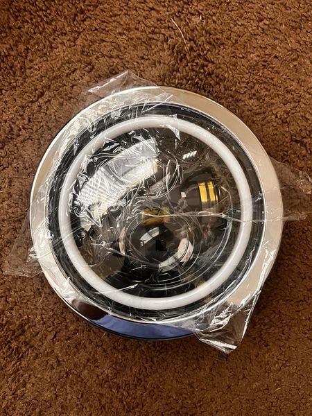[led-headlights-whalo-dlr-turn-lights-and-oem-chrome-ring] Led Headlights w/Halo, DLR / Turn Lights And OEM Chrome Ring