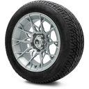 MODZ 14" Chaos Silver Wheels Street Tires Combo