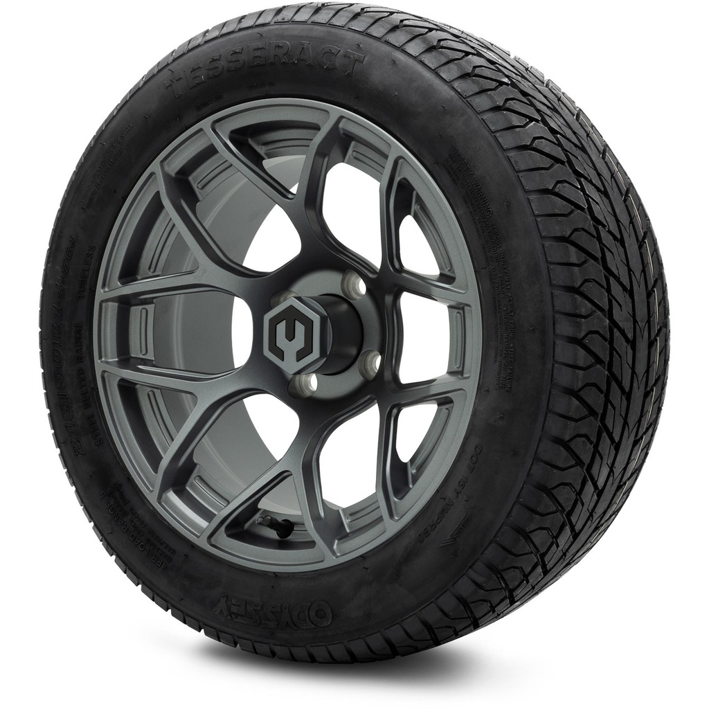 MODZ 14" Renegade Gunmetal Wheels & 215/50-14 Street Tires Combo