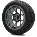 MODZ 14" Renegade Gunmetal Wheels & 215/50-14 Street Tires Combo