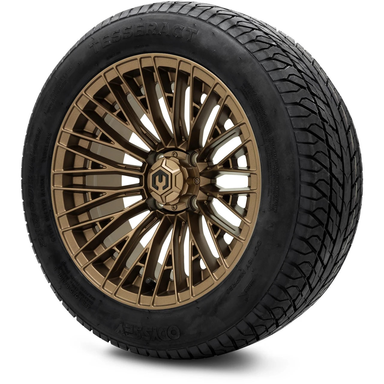 MODZ 14" Reaper Bronze Wheels & 215/50-14 Street Tires Combo
